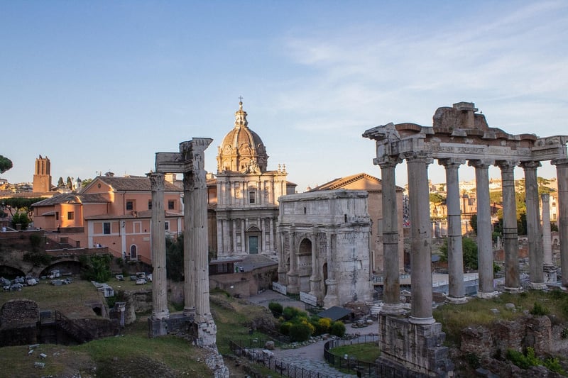 Roman Forum in Italy